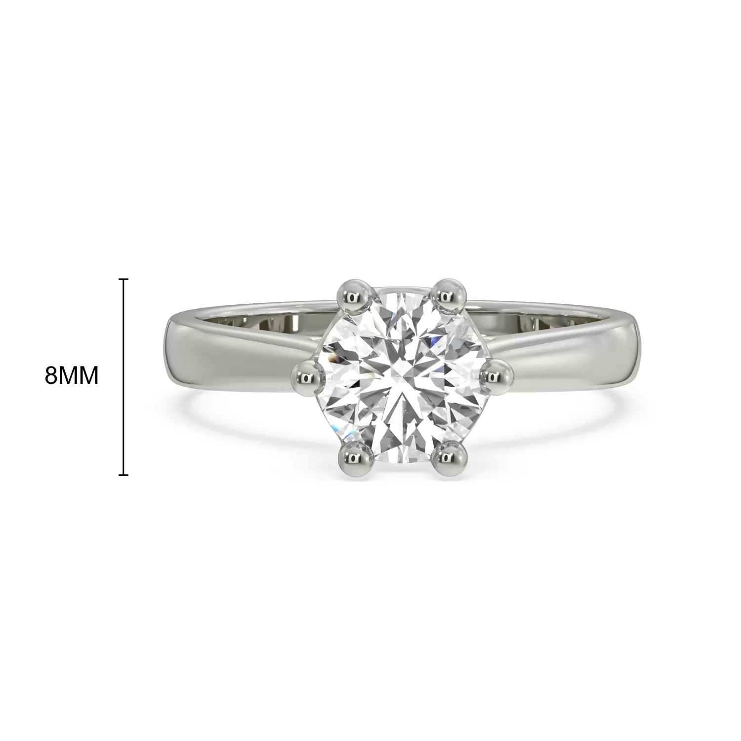 1.00 CT Regal Solitaire Ring