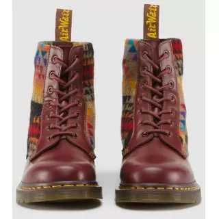 1460 Cherry Red Pendleton Smooth Pagosa Springs Lace Up Boot