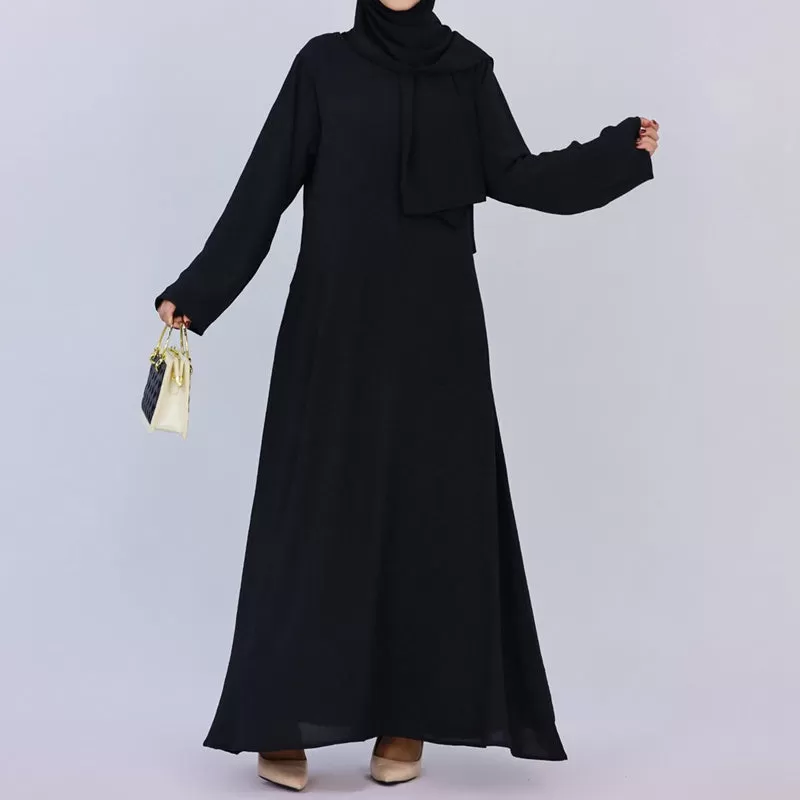 16 Color Options Abaya Dress For Muslim Women Arab Tukish Dubal Middle East