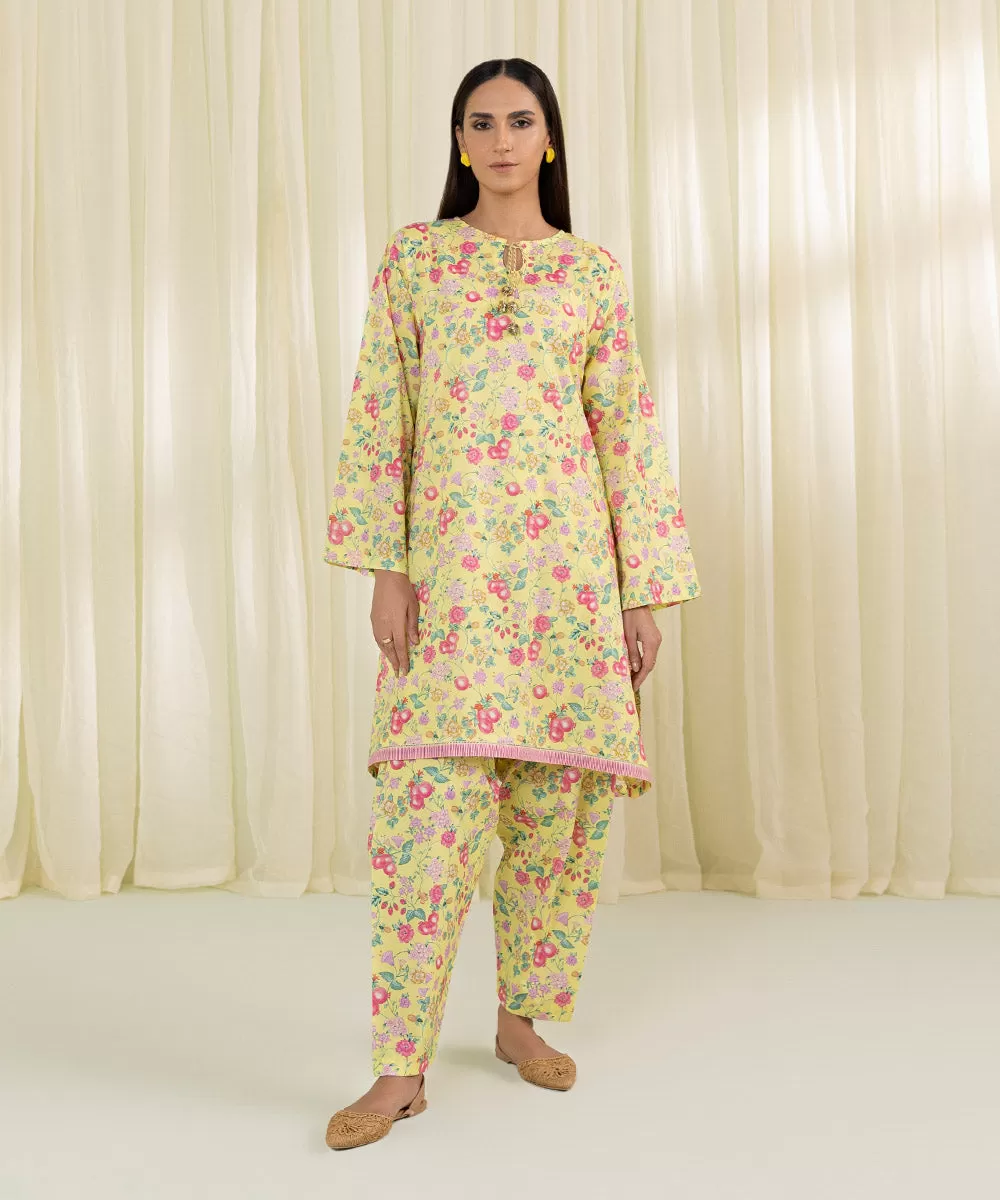 2 Piece - Printed Lawn Suit