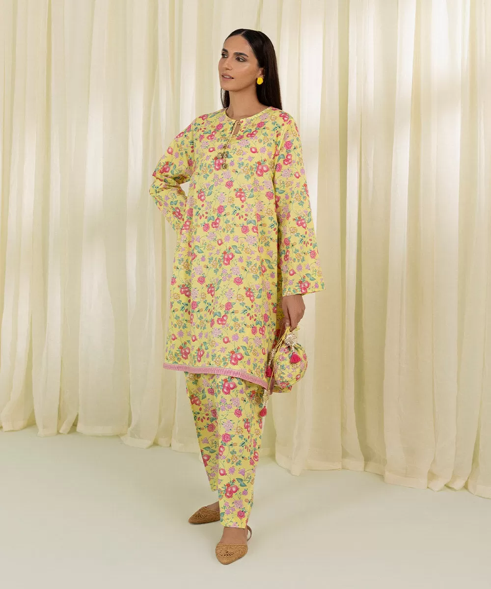 2 Piece - Printed Lawn Suit