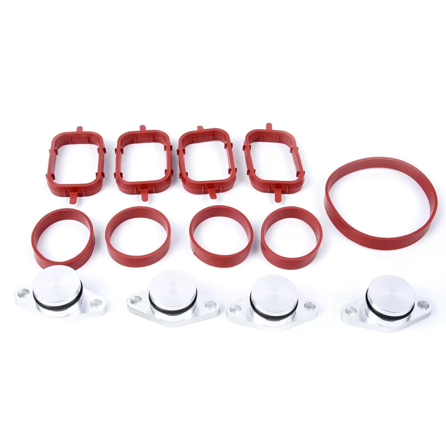 4pcs Diesel Swirl Flaps Blanks Bungs Gaskets For BMW M47 E46 320d 330d 525d Cyl Head Valve Cover Gasket