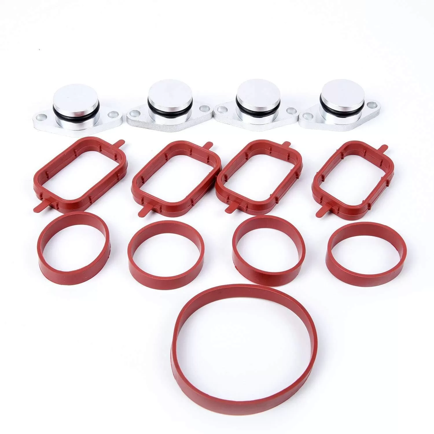 4pcs Diesel Swirl Flaps Blanks Bungs Gaskets For BMW M47 E46 320d 330d 525d Cyl Head Valve Cover Gasket