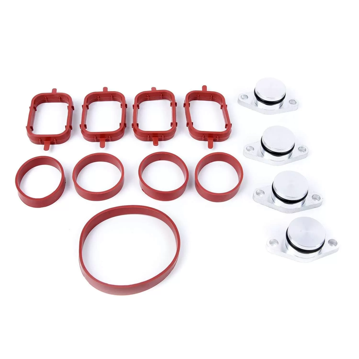 4pcs Diesel Swirl Flaps Blanks Bungs Gaskets For BMW M47 E46 320d 330d 525d Cyl Head Valve Cover Gasket