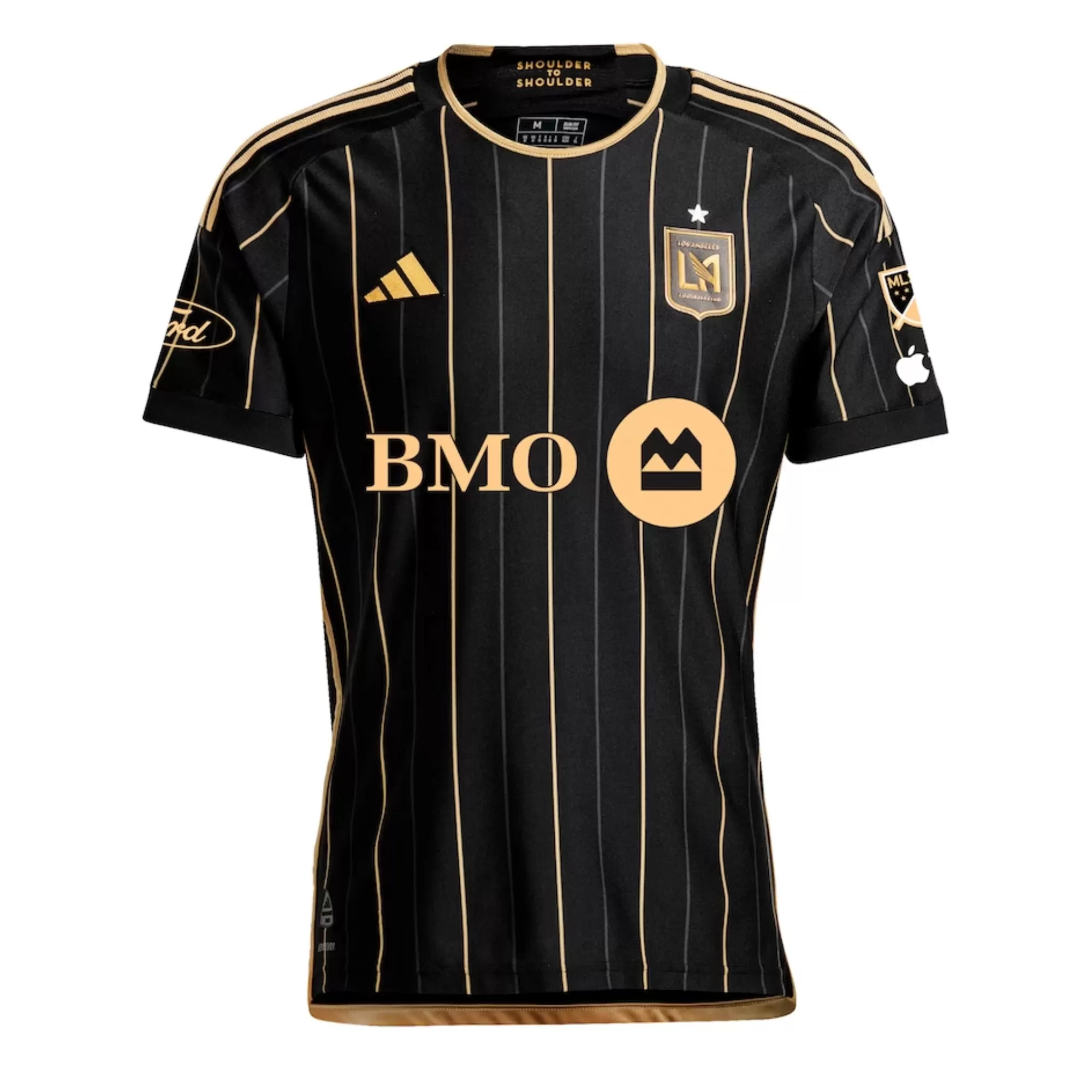 adidas Men's LAFC 2024/25 Authentic Home Jersey Black/Gold