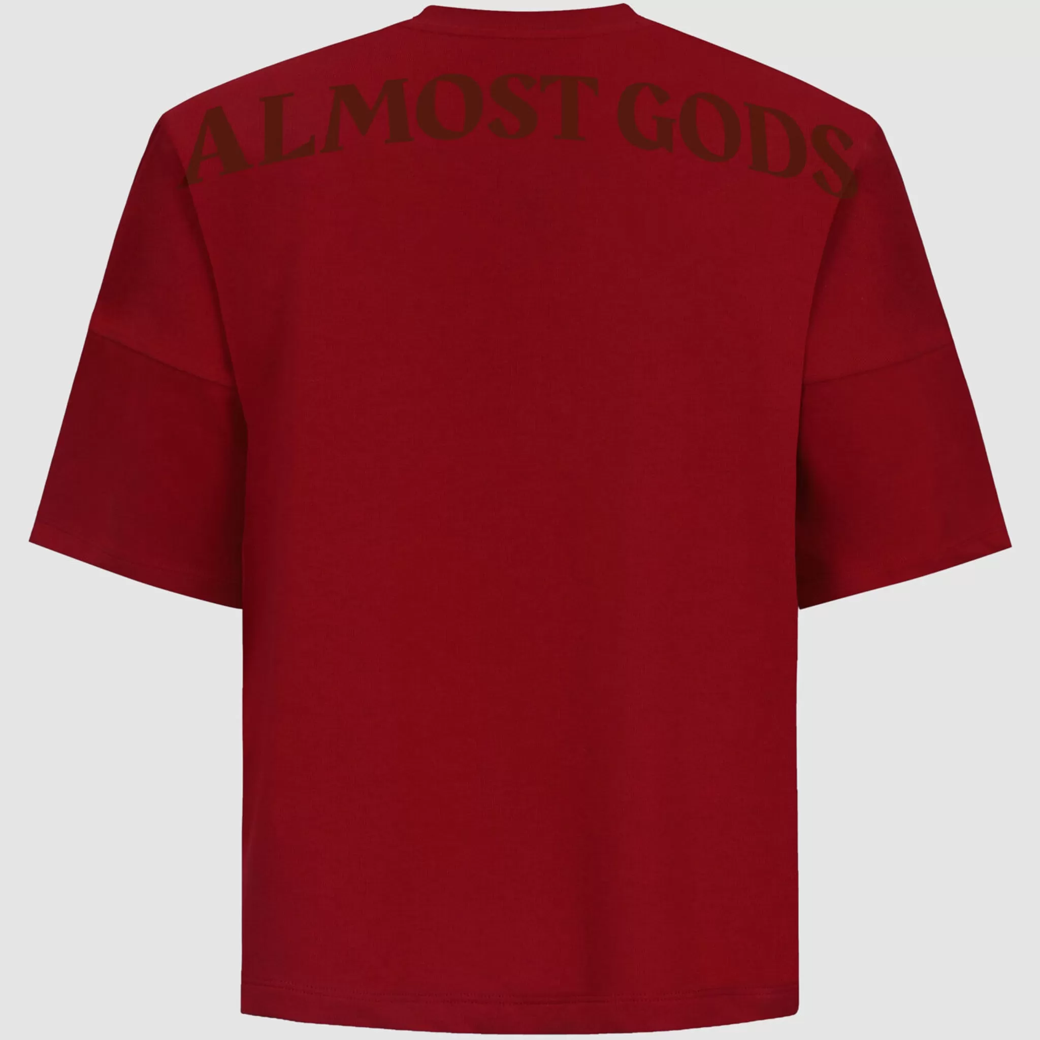 AG LOGO Oversized TEE (RED)