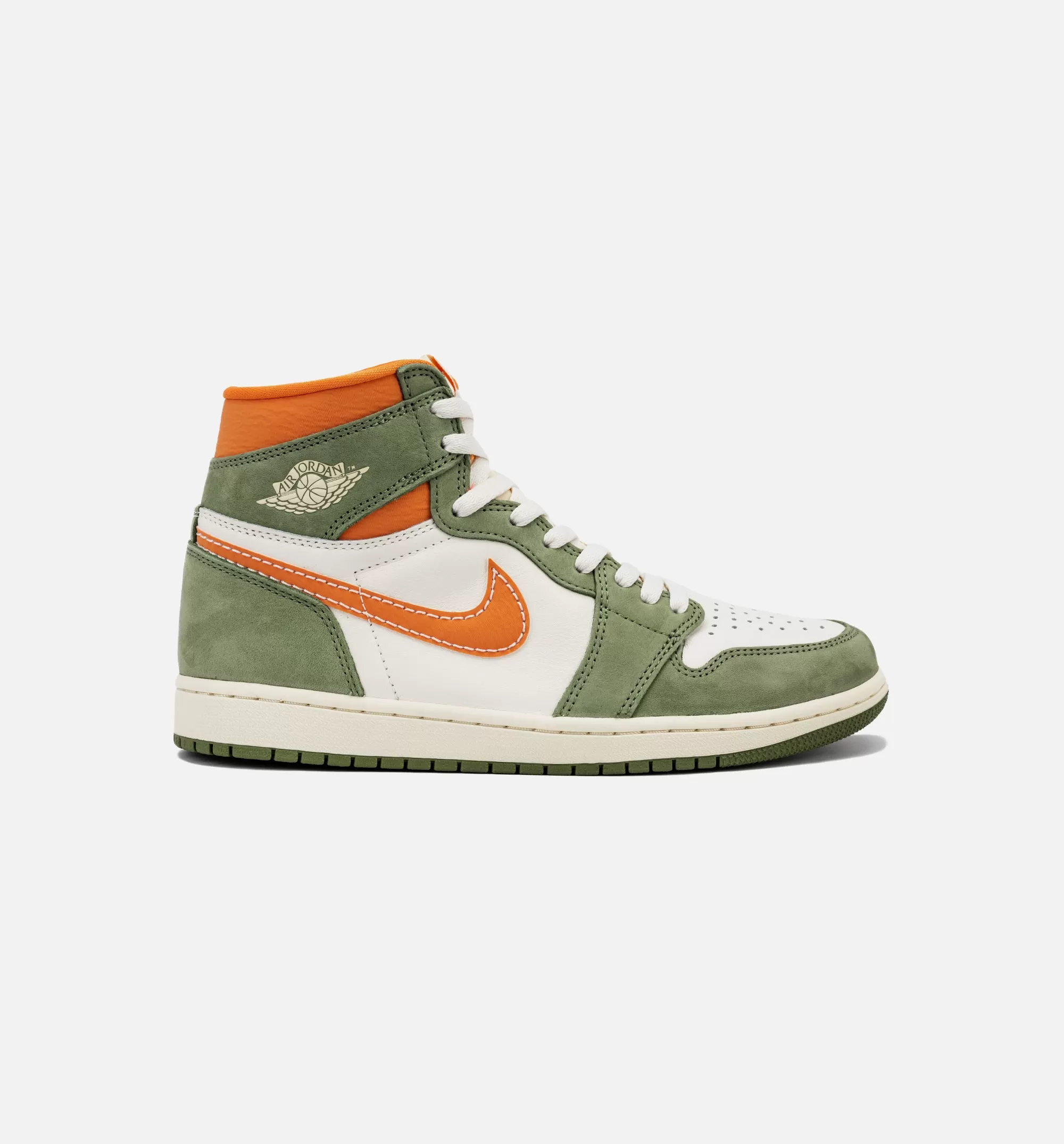 Air Jordan 1 High OG Craft Celadon Mens Lifestyle Shoe - Celadon/Bright Mandarin/Coconut Milk