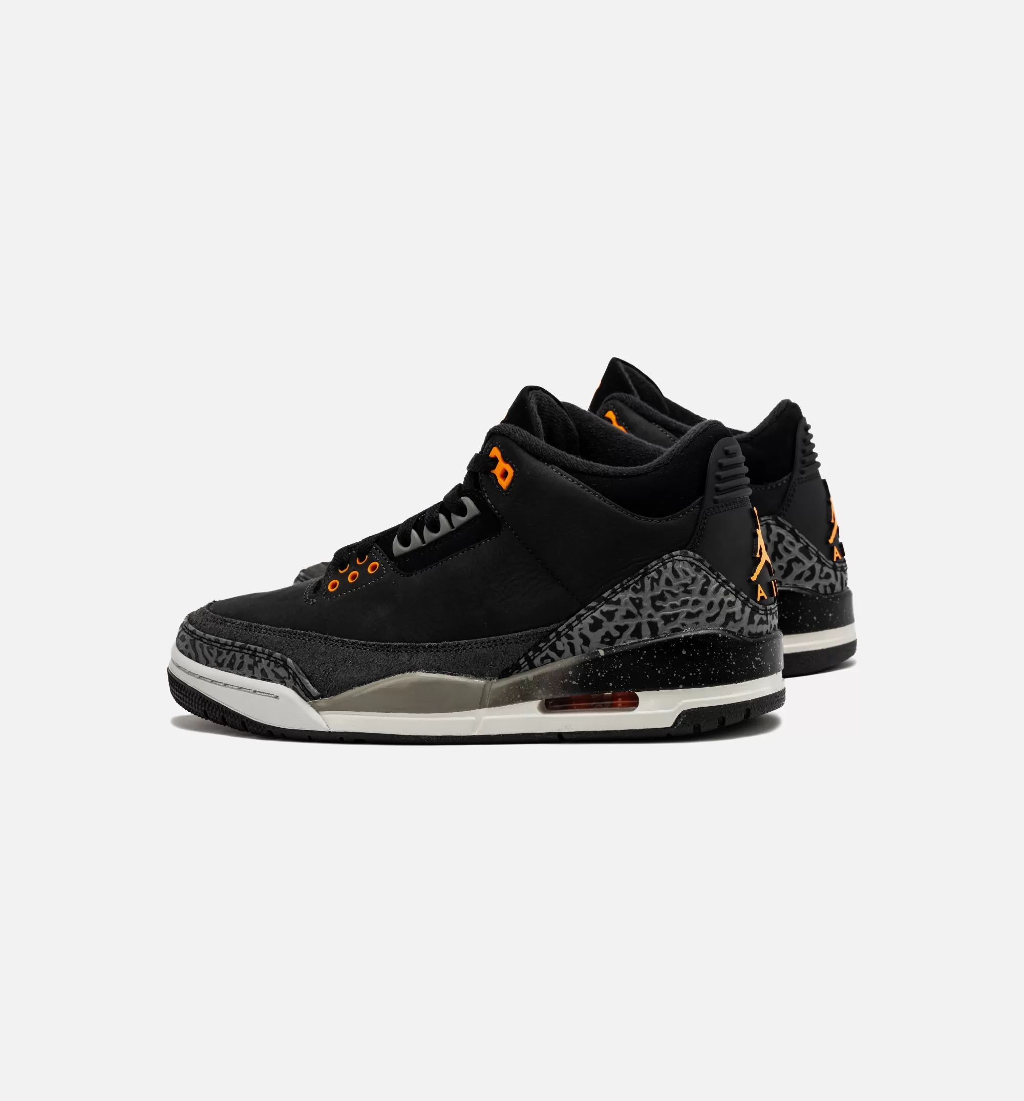 Air Jordan 3 Retro Fear Mens Lifestyle Shoe - Night Stadium/Total Orange