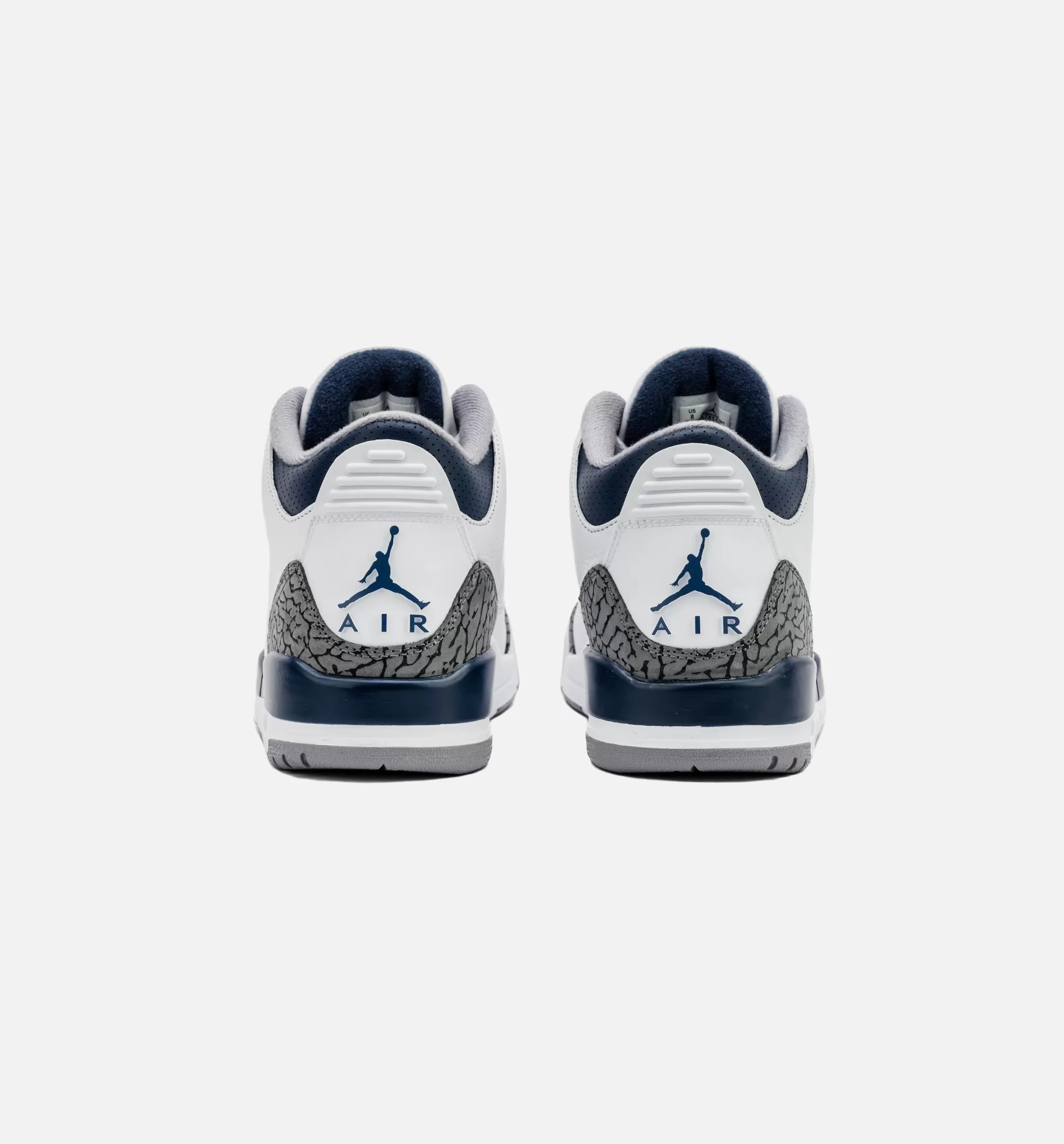 Air Jordan 3 Retro Midnight Navy Mens Lifestyle Shoe - White/Midnight Navy