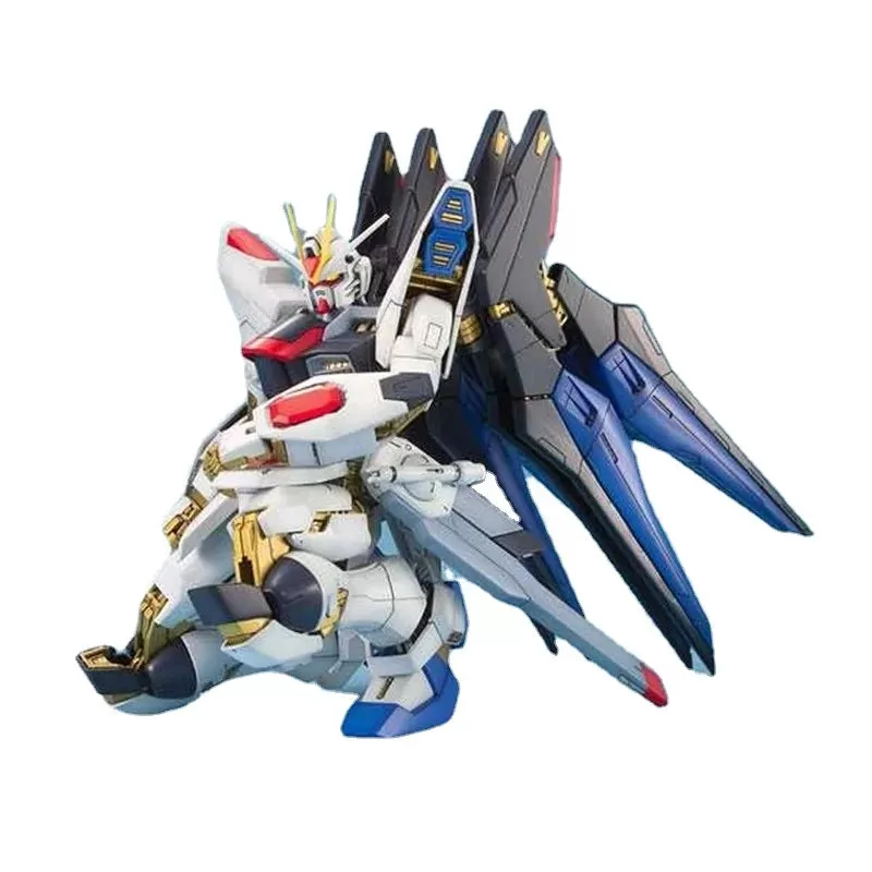 Bandai Genuine Gundam Model Kit Anime Figure MG Strike Freedom Full Burst Mode Gunpla Anime Action Figure Toys for Children