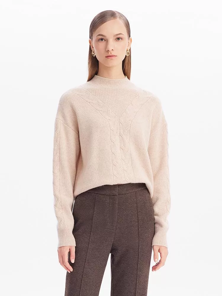 Beige Woolen Sweater