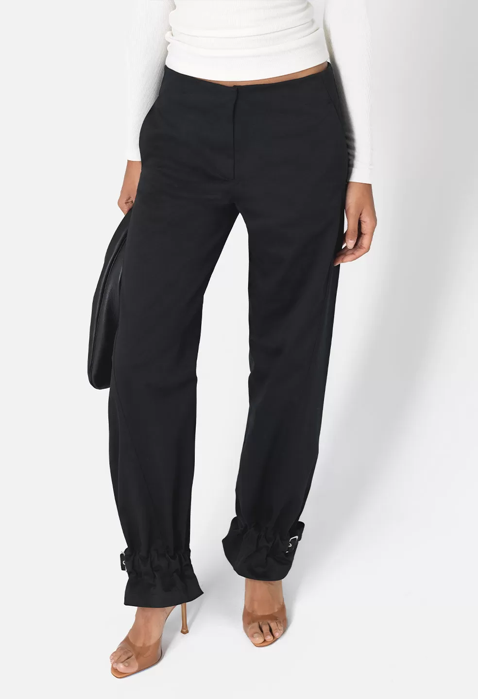 Belted Trouser / Black