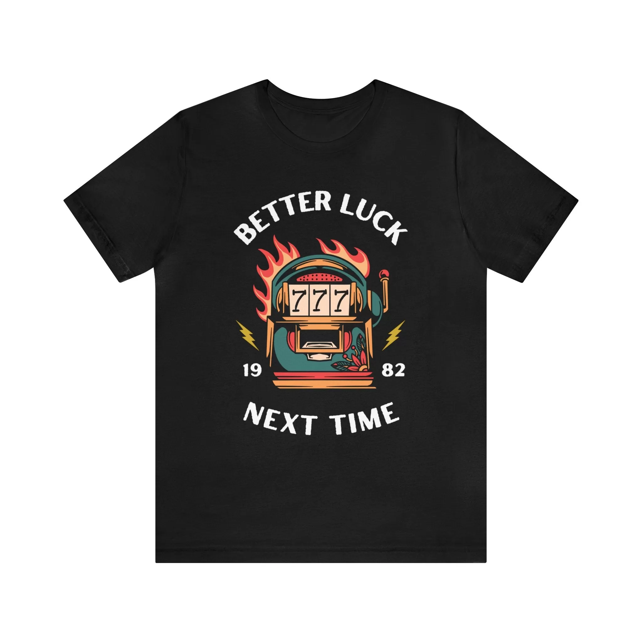 Better Luck Next Time Tattoo T-shirt / Traditional Tattoo Tee Shirt / Punk Rock Clothing Tshirt Rockabilly Psychobilly Freak Goth