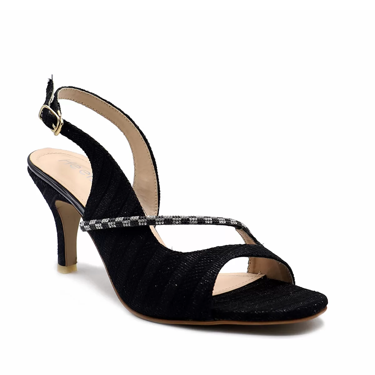 Black Fancy Sandal 066657