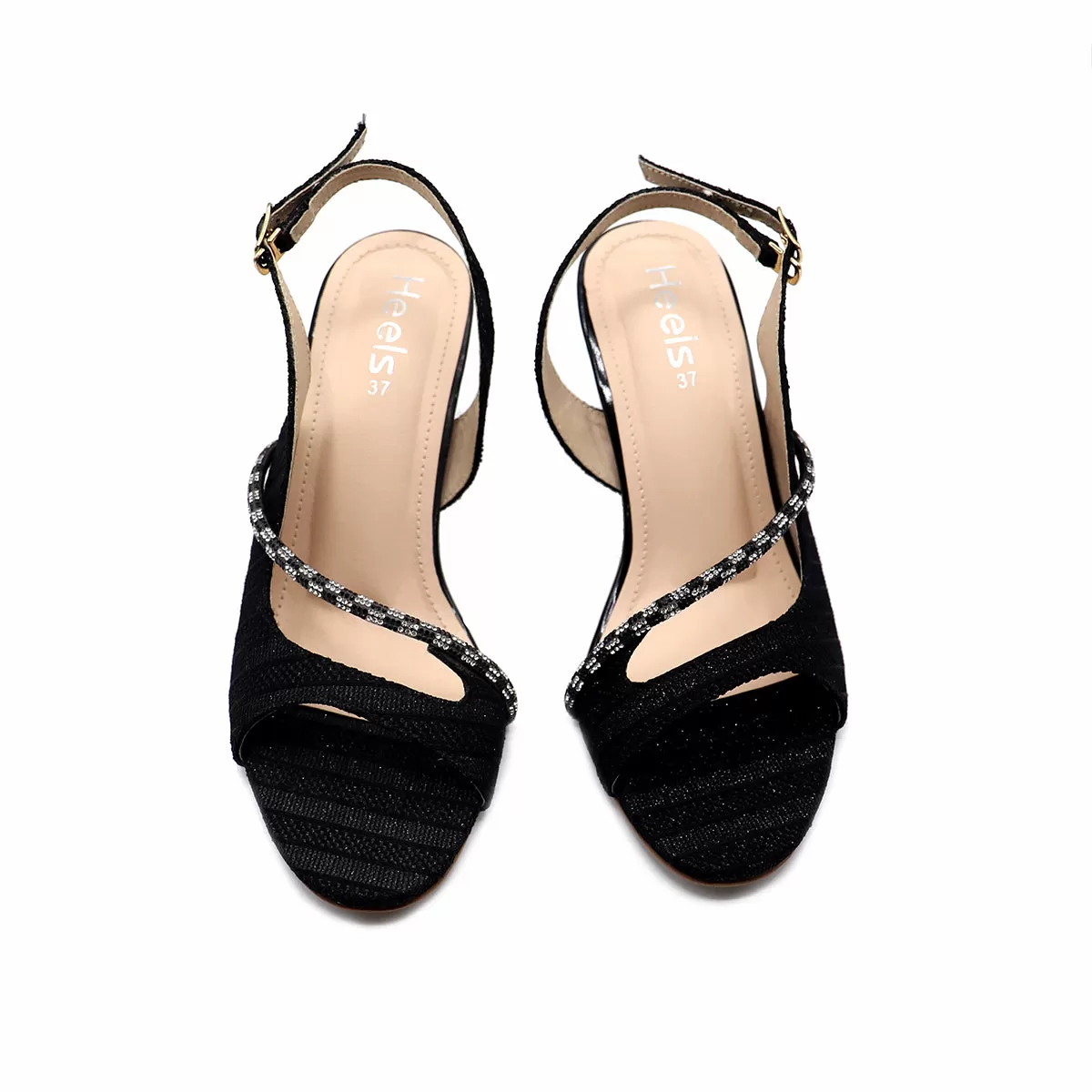 Black Fancy Sandal 066657