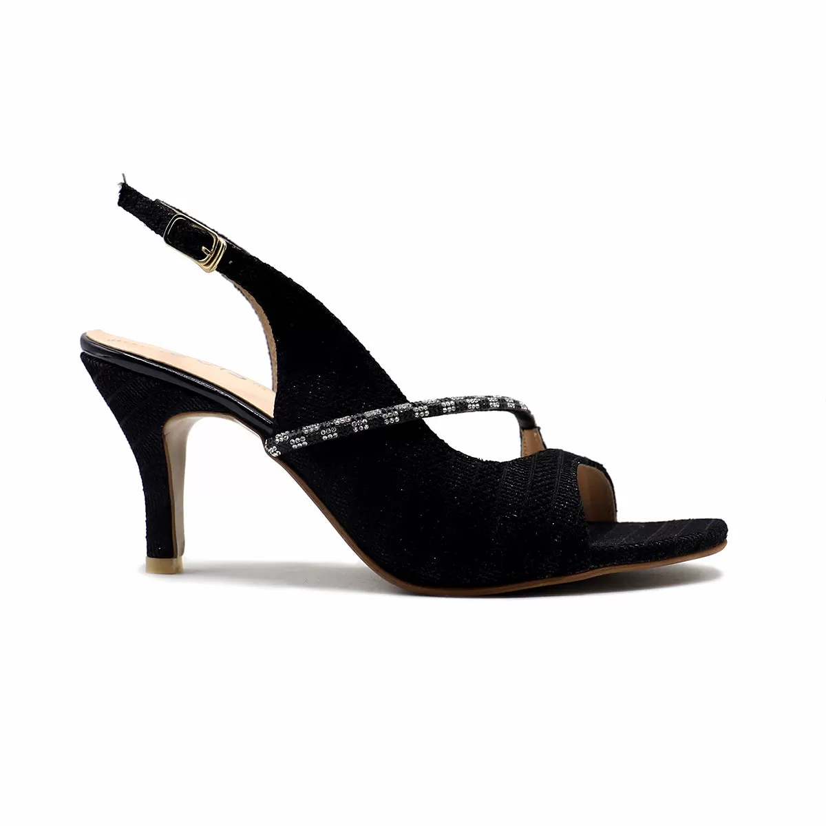 Black Fancy Sandal 066657