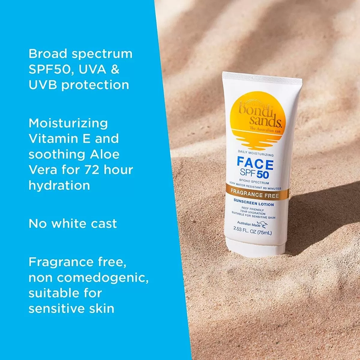 Bondi Sands | Face Sunscreen Lotion SPF50  75ml