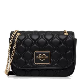 Borsa Donna a Spalla e Tracolla LOVE MOSCHINO in Pelle Trapuntata colore Nero