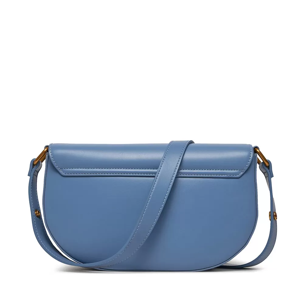 Borsa Donna a Tracolla LIU JO Blue Denim con Maxi Logo