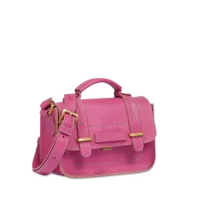 Borsa Donna Mini a Mano THE BRIDGE linea Ester in Pelle Rosa Lipstick