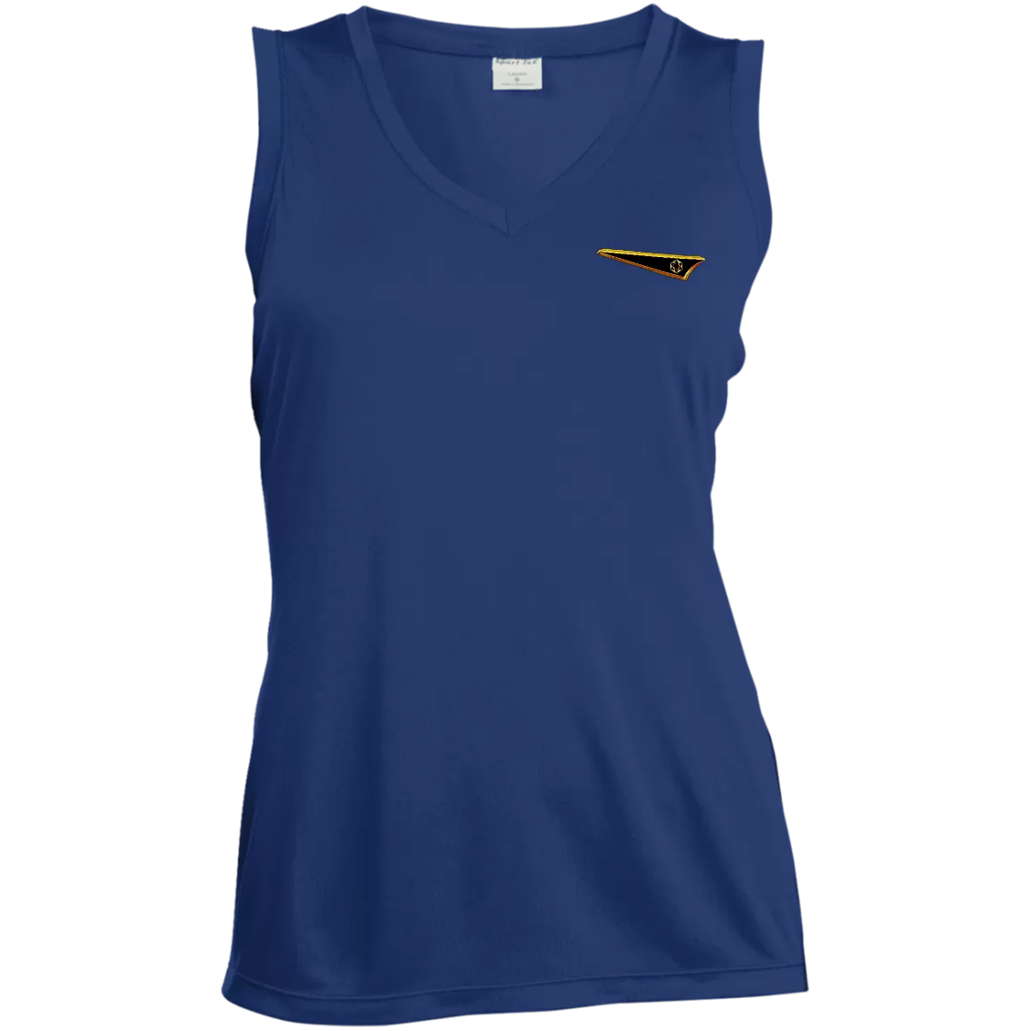 BREWZ Ladies Designer Sleeveless V-neck Performance T-shirt (3 Colors)