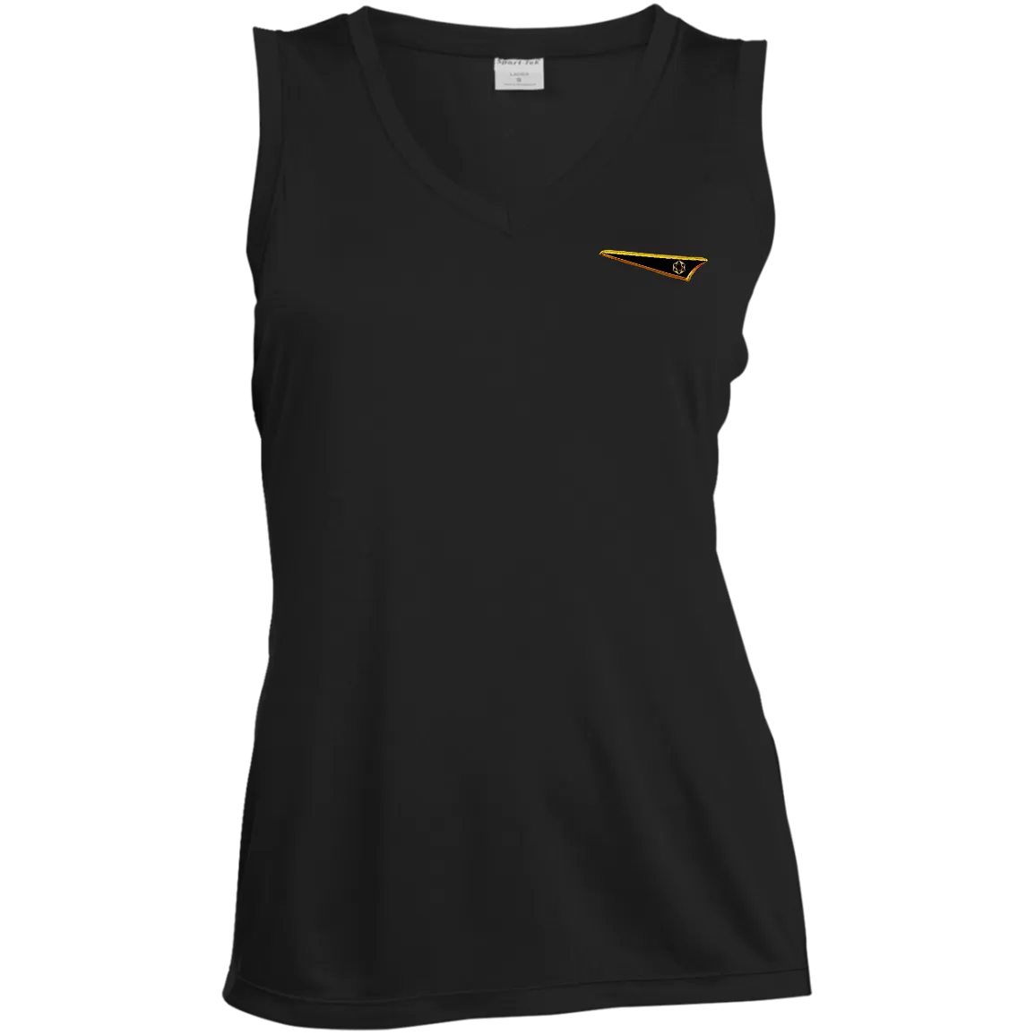 BREWZ Ladies Designer Sleeveless V-neck Performance T-shirt (3 Colors)