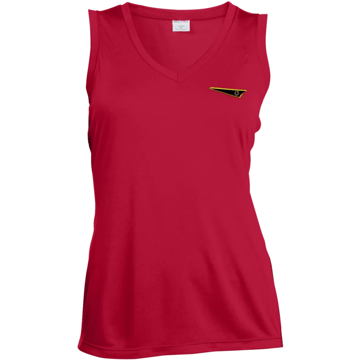 BREWZ Ladies Designer Sleeveless V-neck Performance T-shirt (3 Colors)