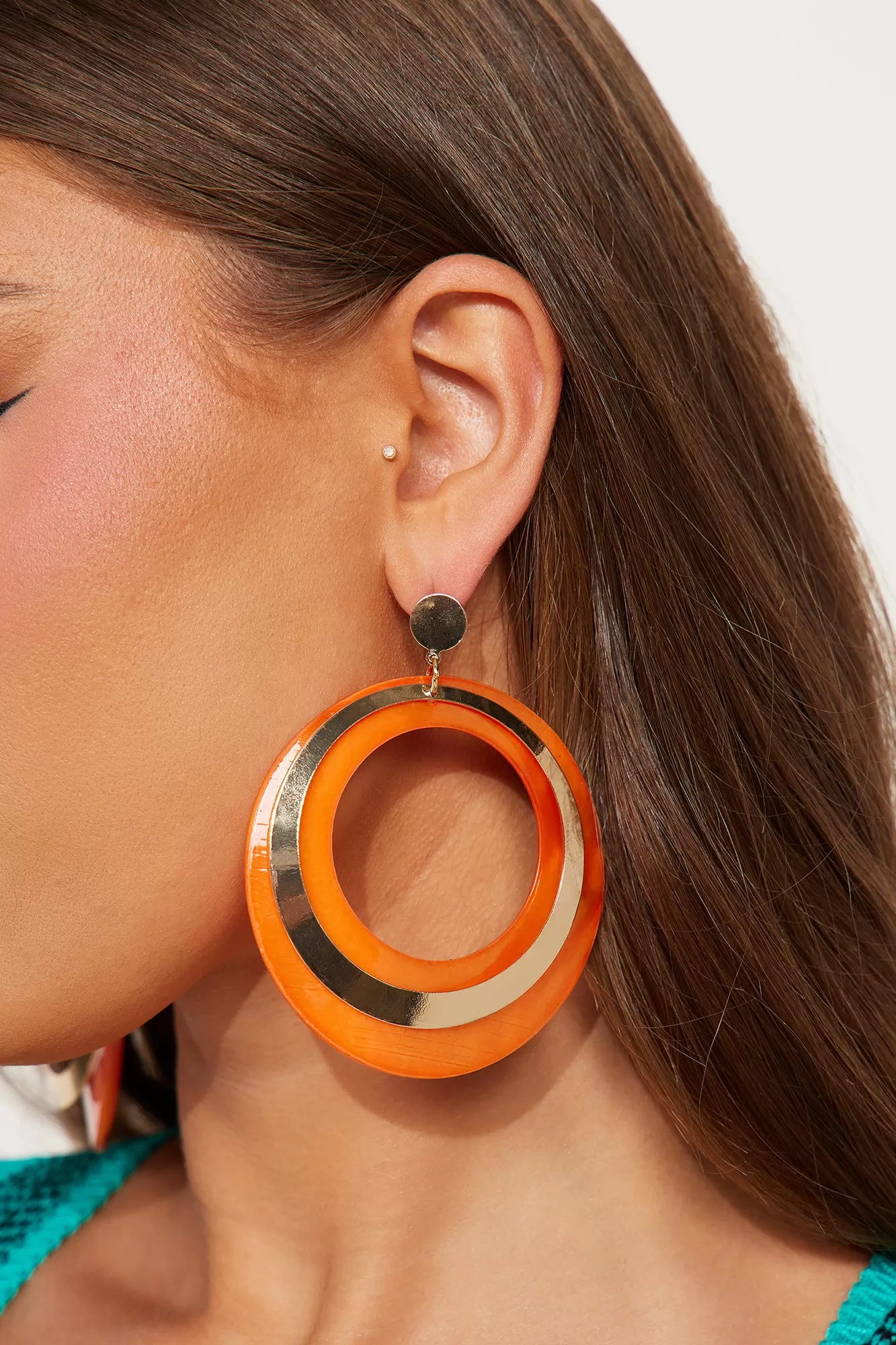 Bright Sunny Days Earrings - Orange