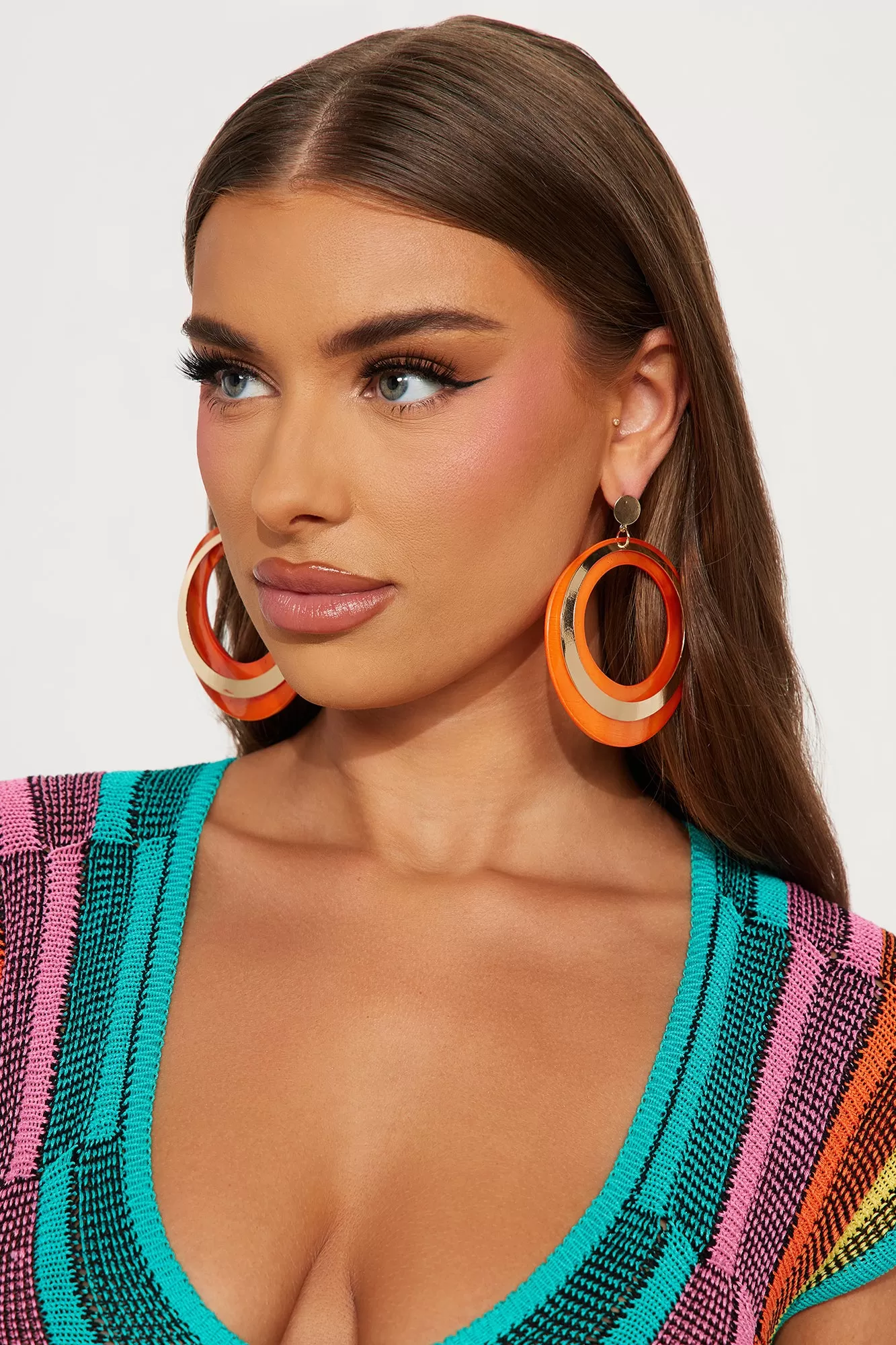 Bright Sunny Days Earrings - Orange