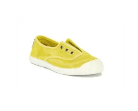 CIENTA TOILE  élastique 70777 Jaune Sunny 194 Toiles Espadrilles