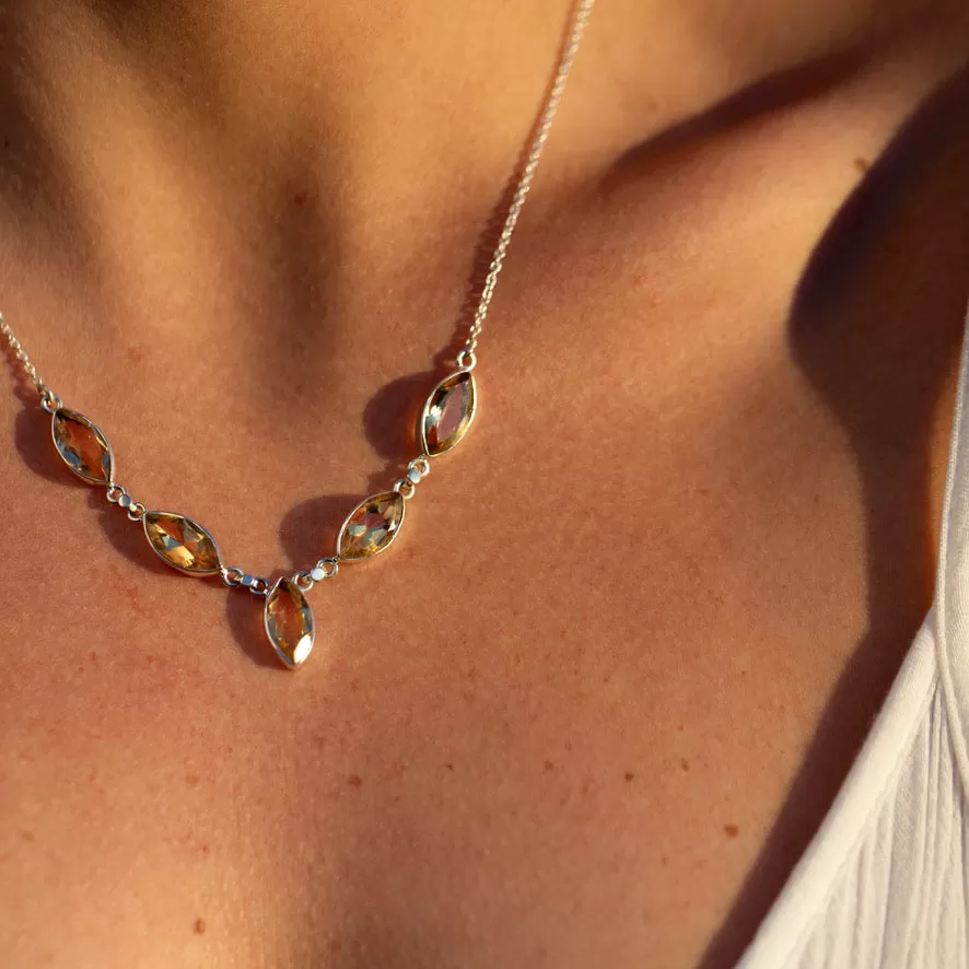 Citrine Necklace - Grace