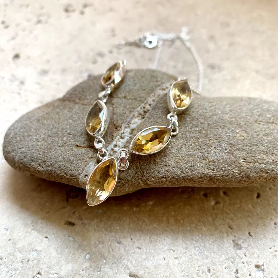 Citrine Necklace - Grace