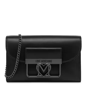 Clutch Donna con Tracolla LOVE MOSCHINO linea Uptown Nero