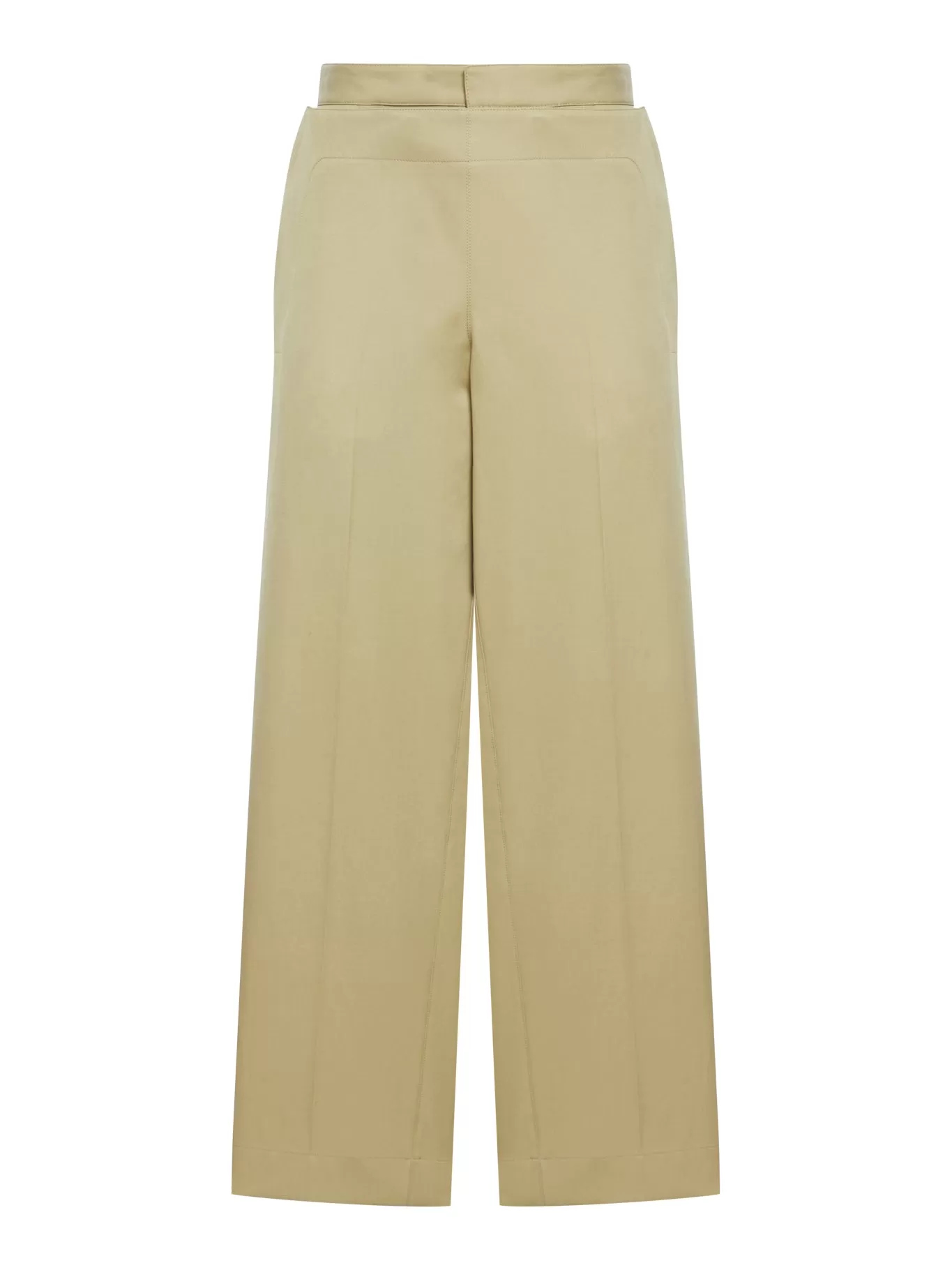 COTTON TWILL SAILOR TROUSERS