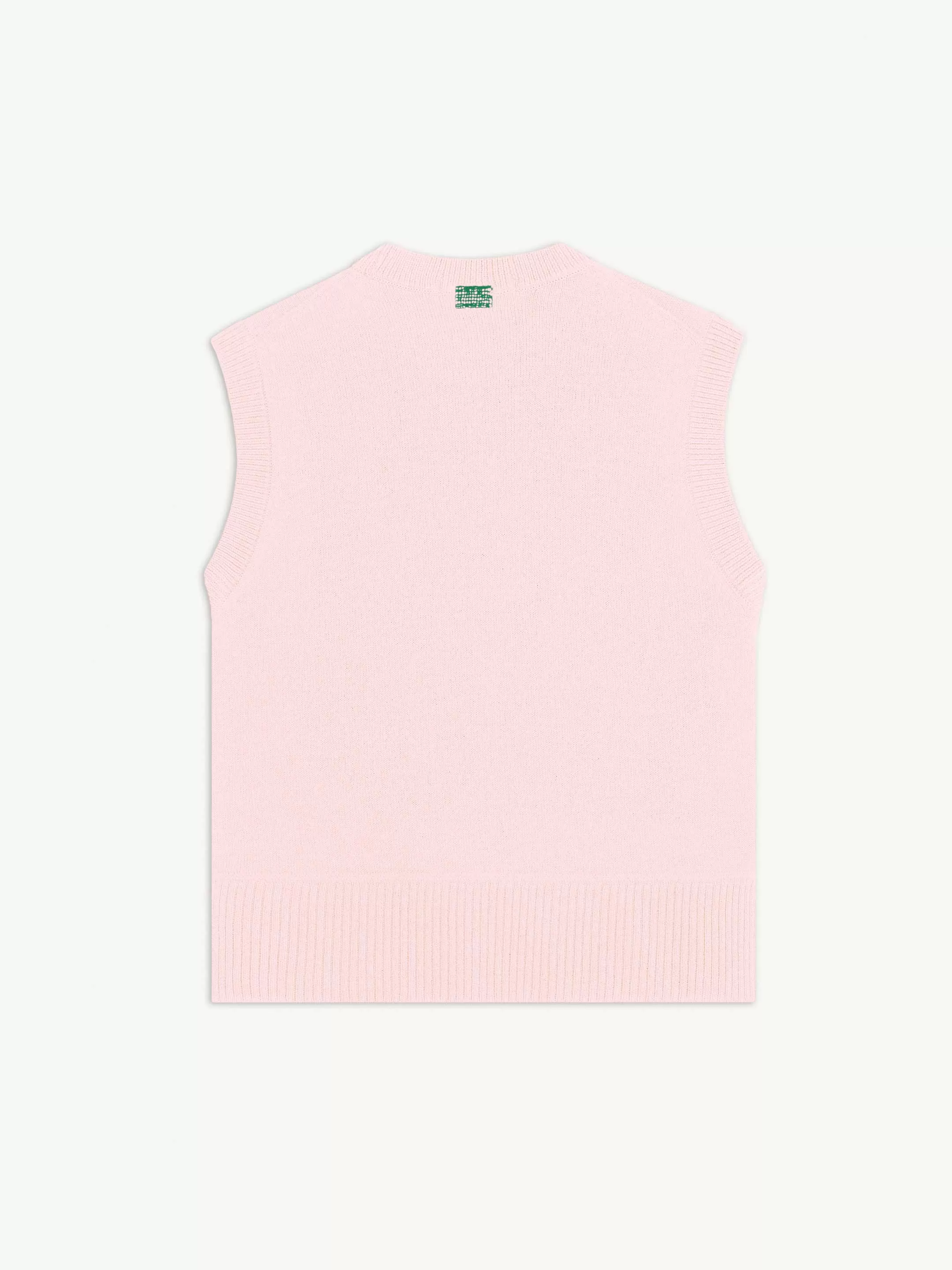 Crewneck Vest - Candyfloss Pink