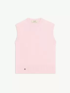 Crewneck Vest - Candyfloss Pink