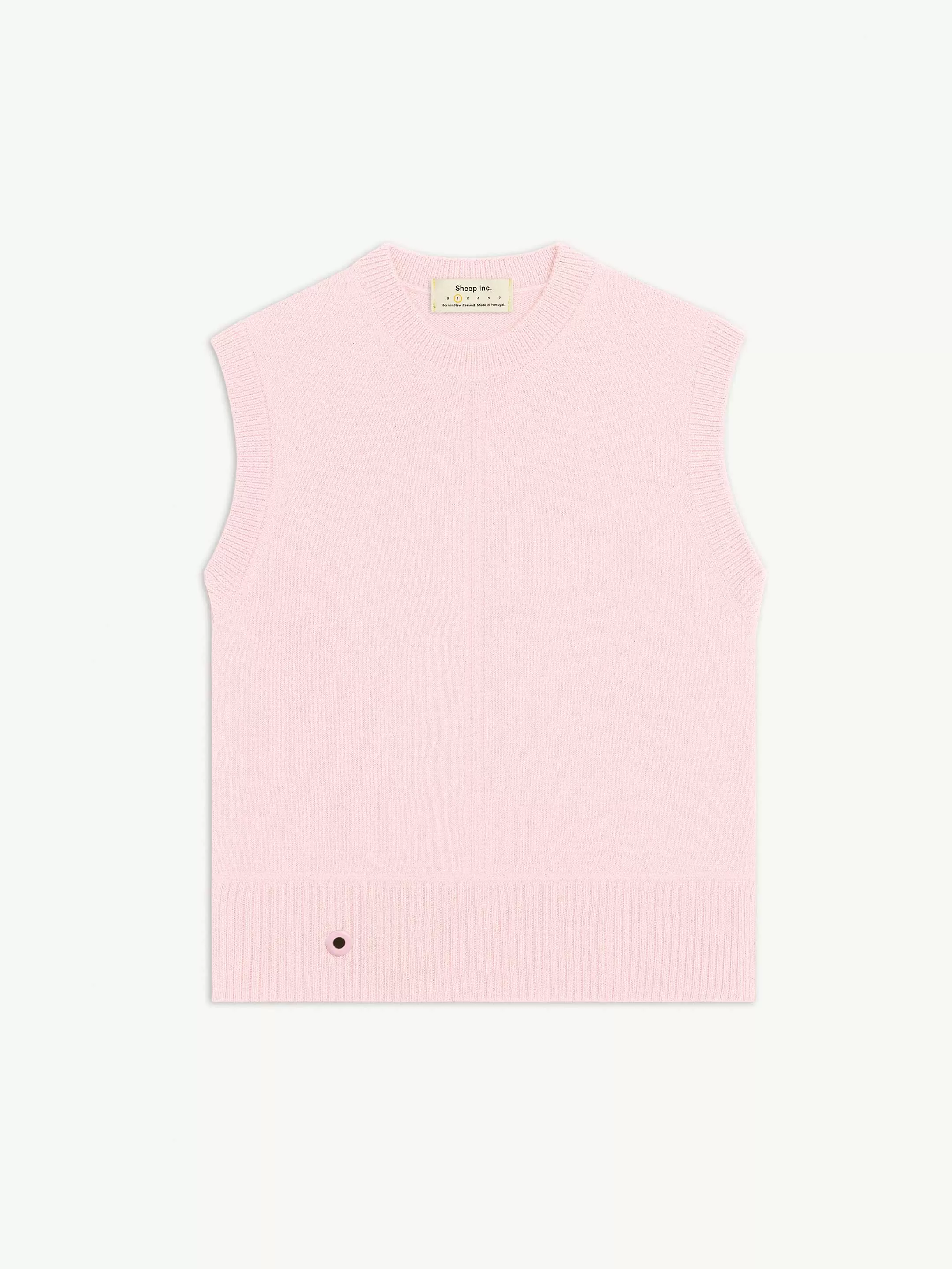 Crewneck Vest - Candyfloss Pink