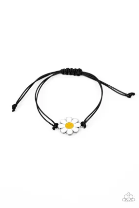 DAISY Little Thing Black & White Bracelet - Paparazzi Accessories