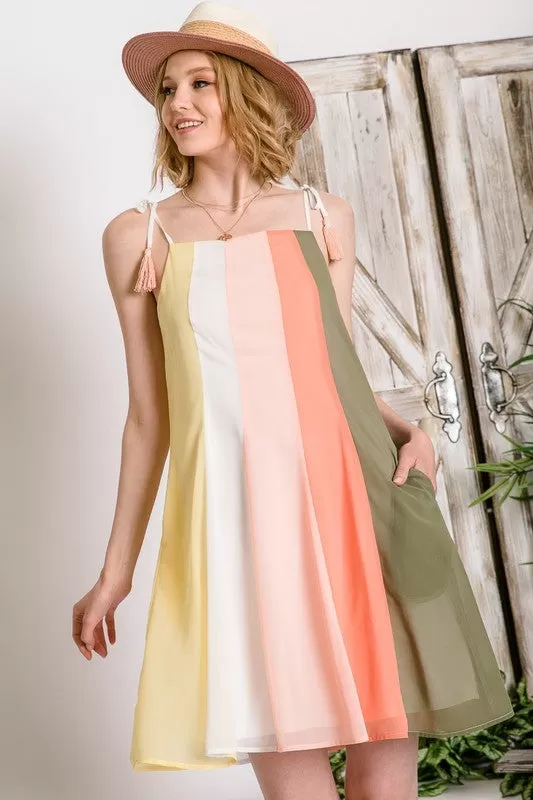 Daniella Summer Dress in Citrus