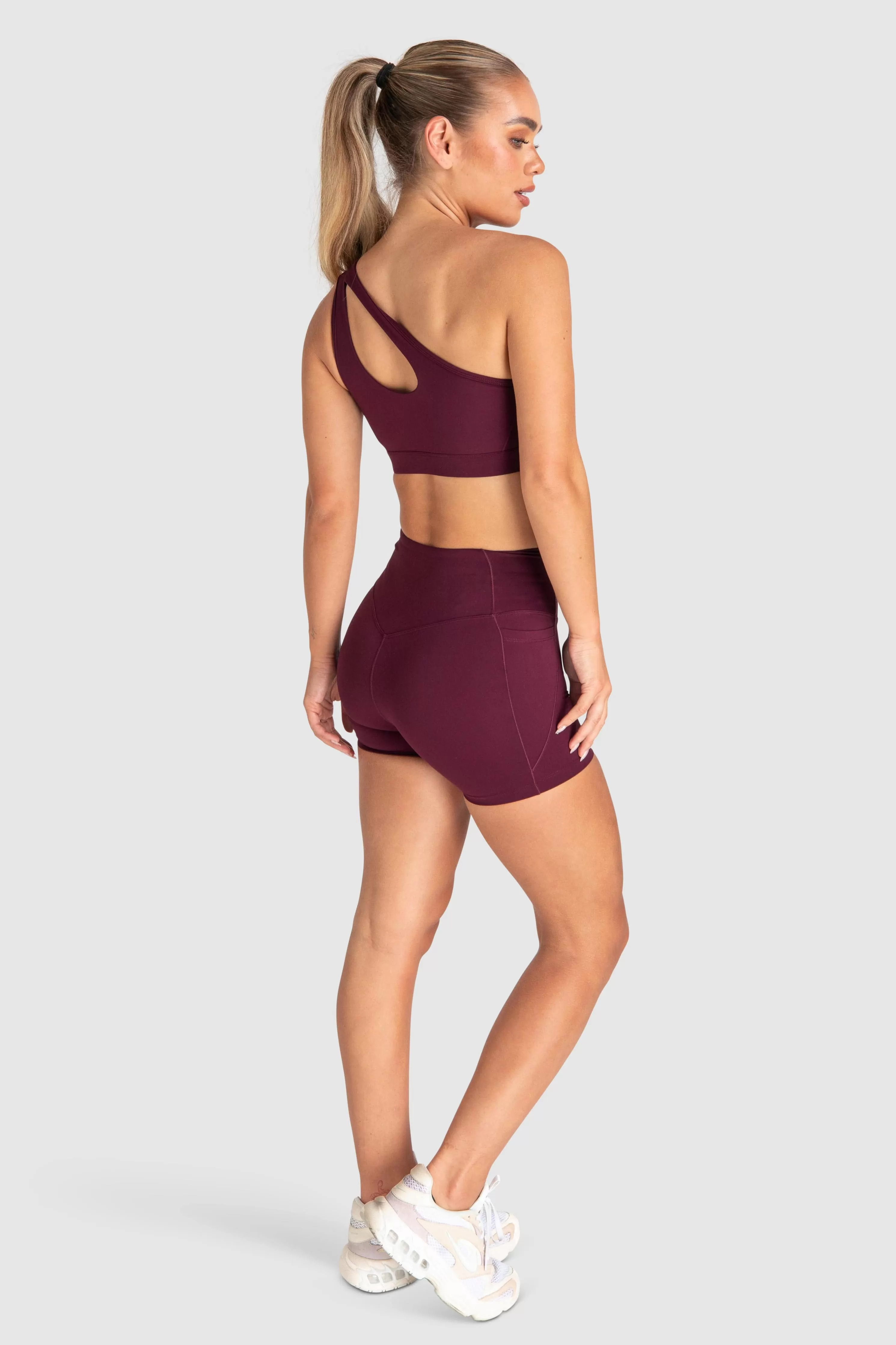 Desire Crop - Wine Red