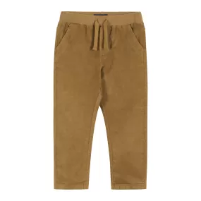 Drawstring Corduroy Pant  | Beige