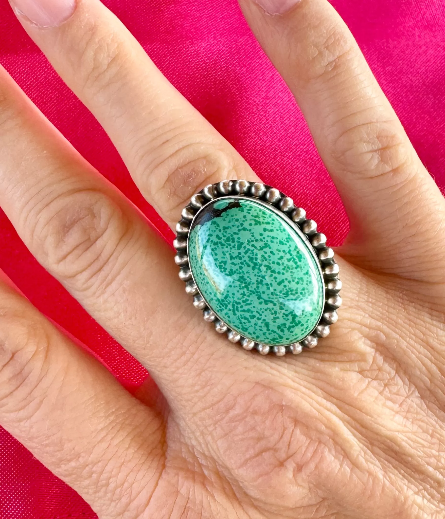 Eagle Nest Authentic Turquoise Ring