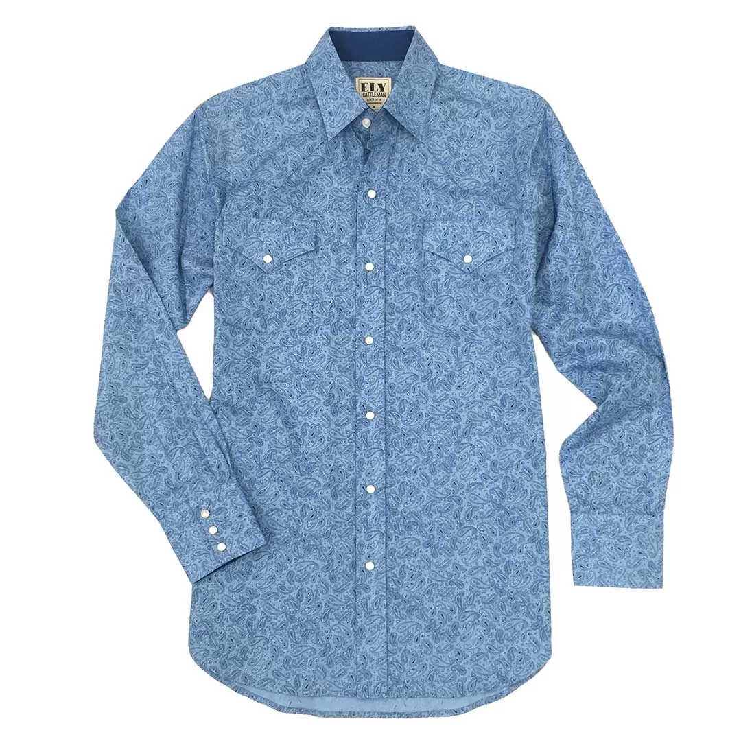 Ely Cattleman Men's Paisley Print Shirt