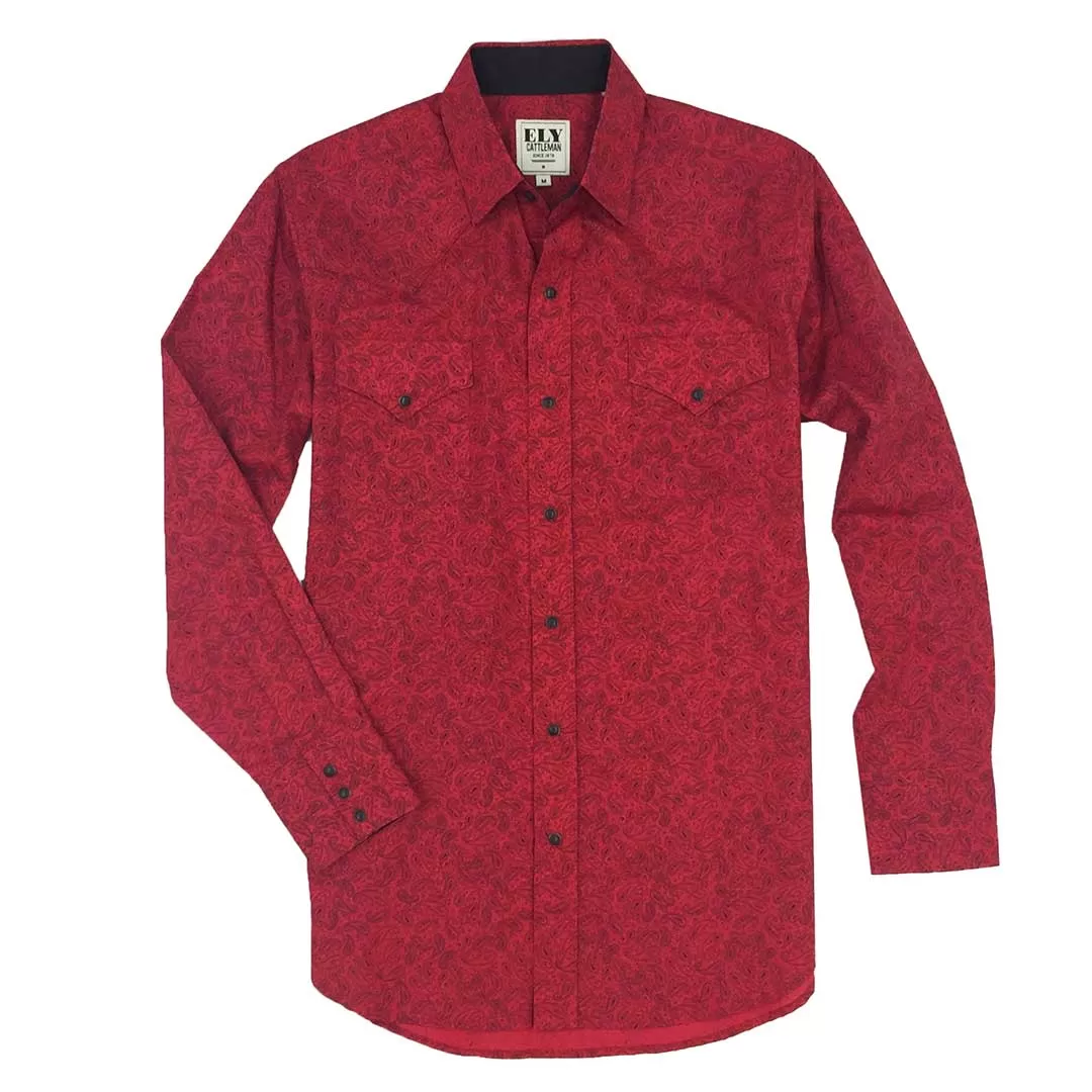 Ely Cattleman Men's Paisley Print Shirt