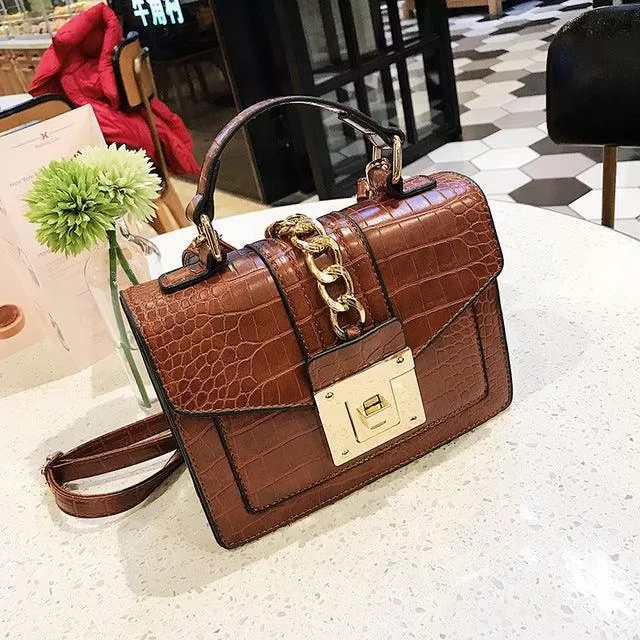 Flap Leather Handbag