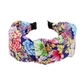 Flower Pattern Printed Knot Headband