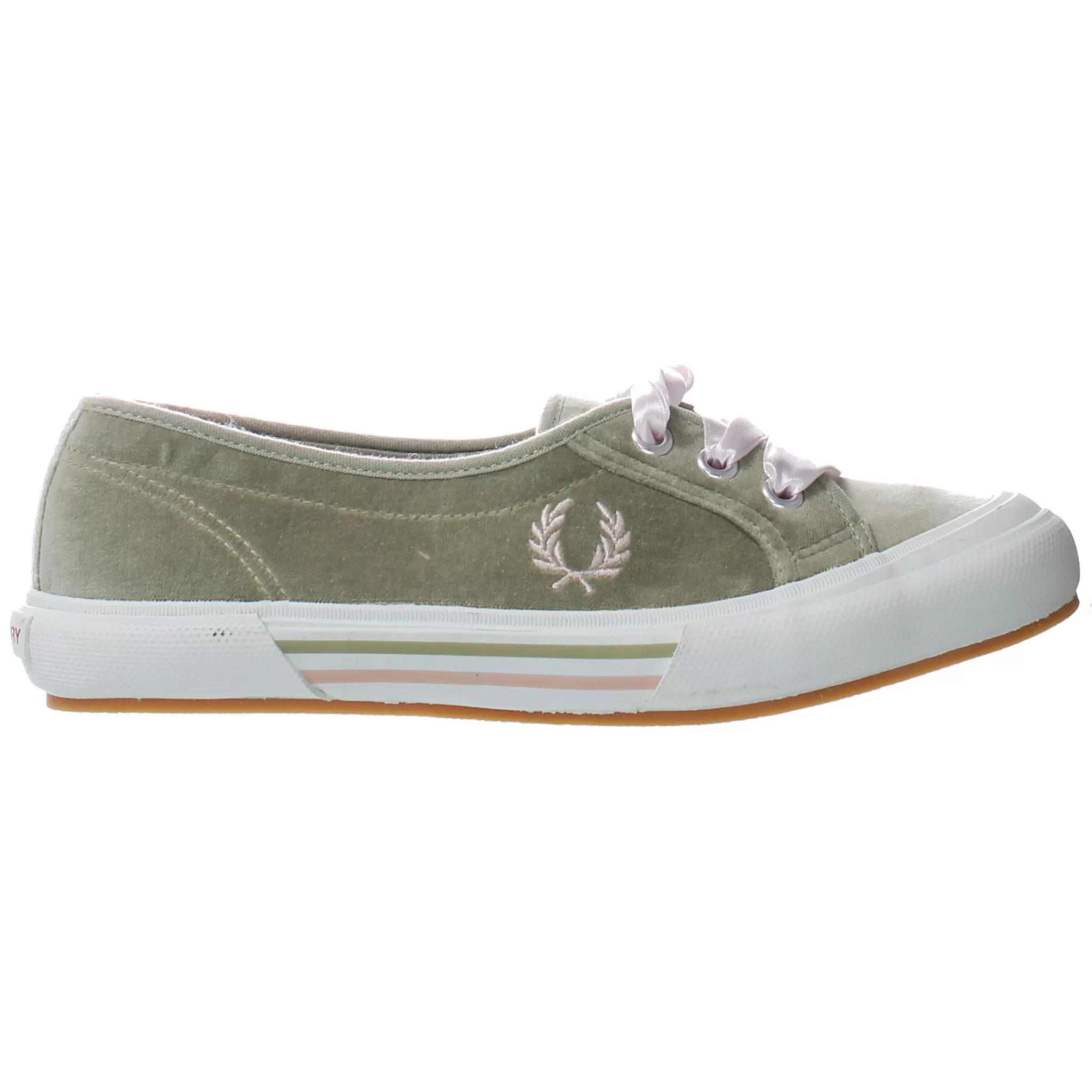 Fred Perry Modern Womens Silver Shoes