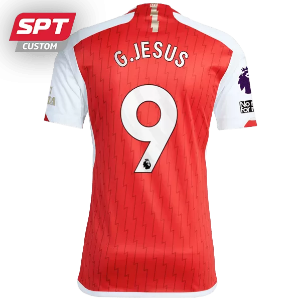 Gabriel Jesus #9 Arsenal FC Adults Home Jersey - 2023/24