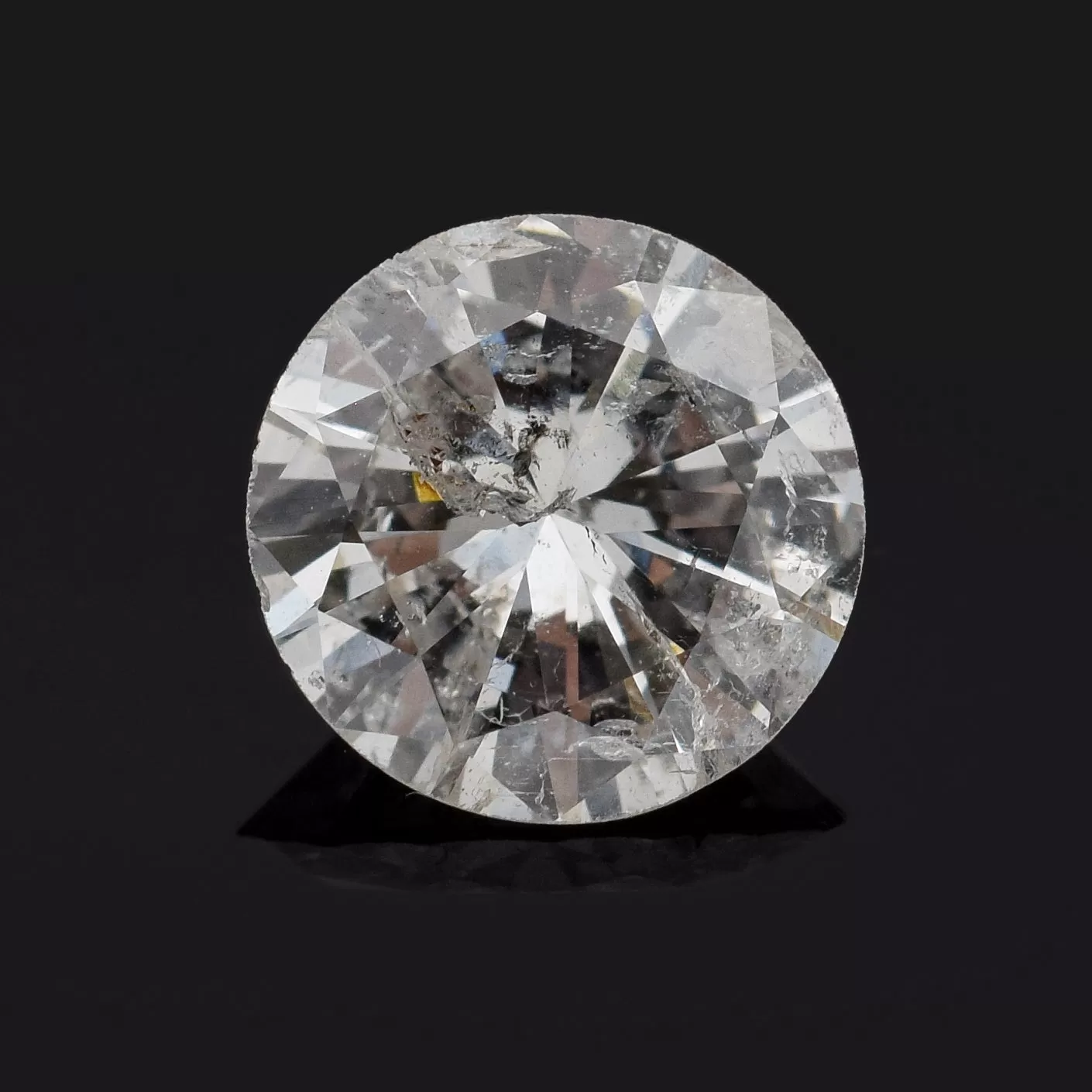 GIA Certified 1.30 Ct Round Brilliant I I2 Diamond 7.42 - 7.49 X 4.09 mm