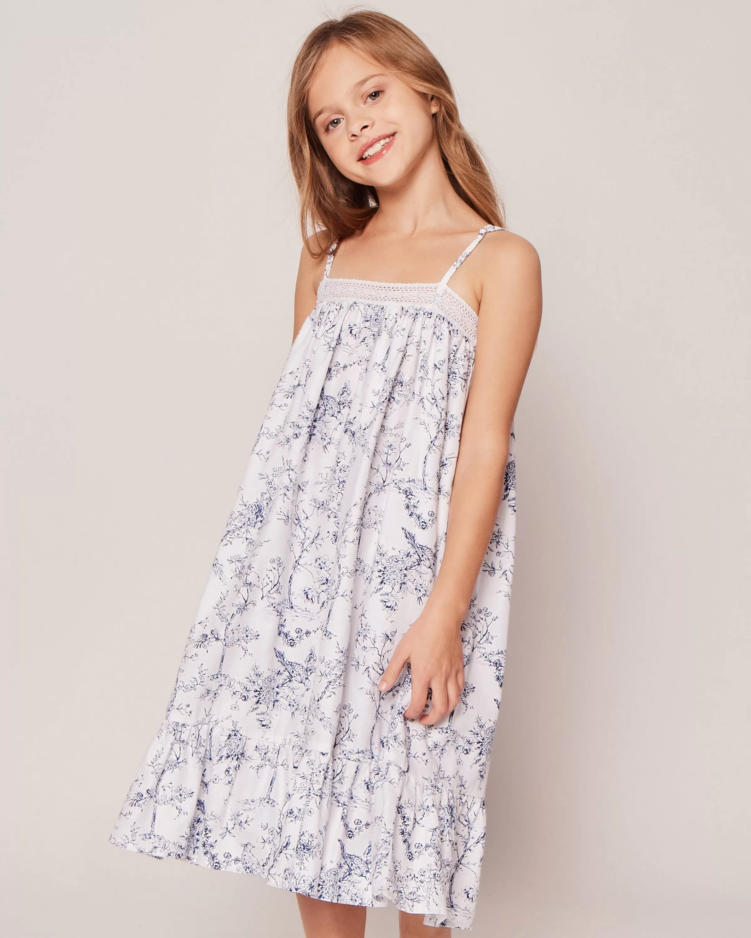 Girl's Twill Lily Nightgown | Timeless Toile